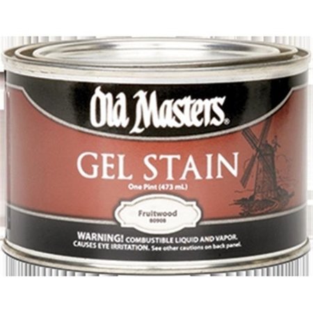 OLD MASTERS Old Masters 80908 Fruitwood Gel Stain - 1 Pint 86348809086